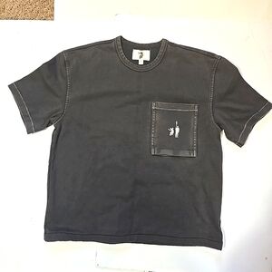 Union LA x J Crew Collab Mens Chocolate Graphic Pocket T-Shirt